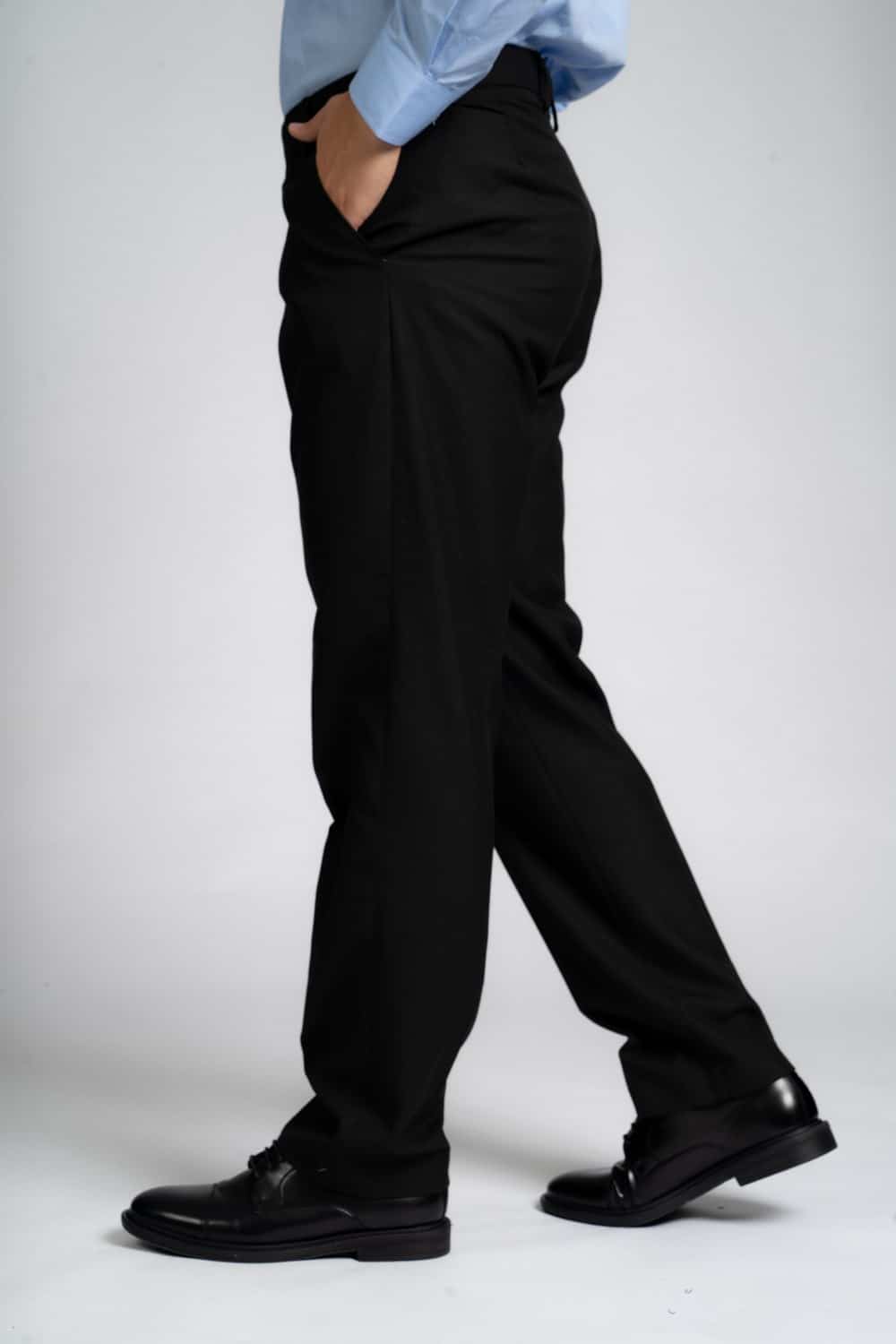 Durapress Hardwearing Trousers in Black