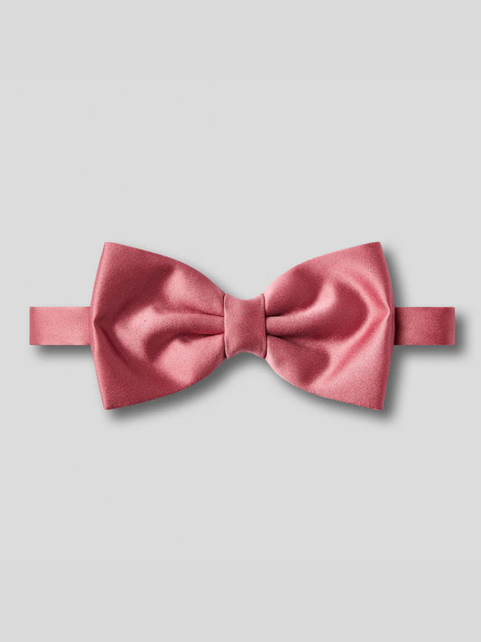 Plain Satin Bow-Tie - Dusky Pink