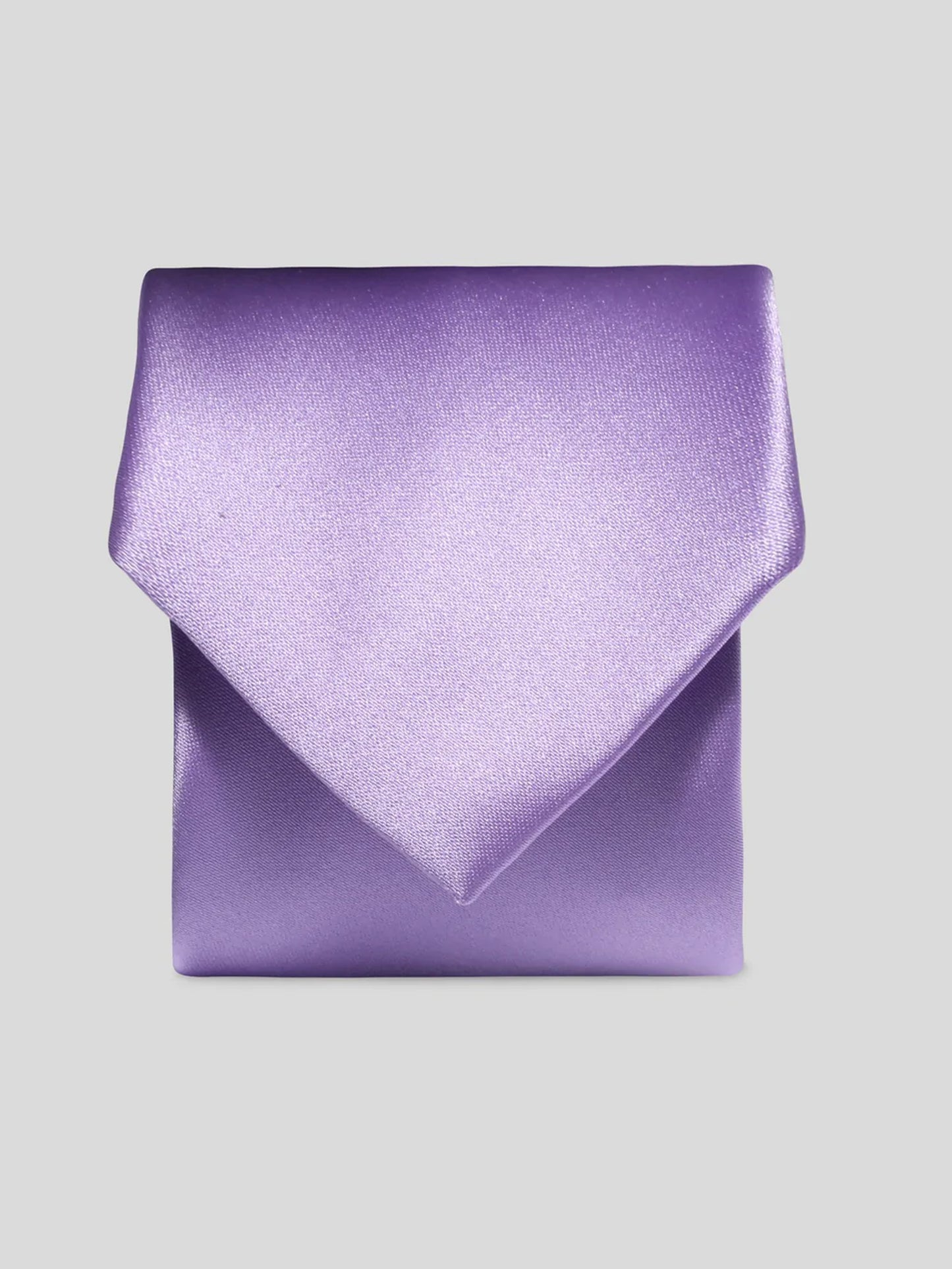 Plain Satin Tie -  Lilac
