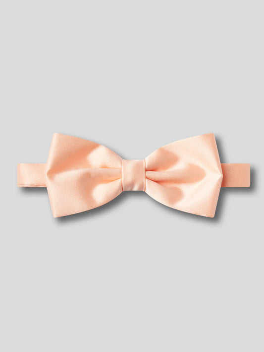 Plain Satin Bow-Tie - Peach