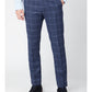 Navy Blue Over Check from Antique Rogue - Trousers