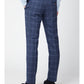 Navy Blue Over Check from Antique Rogue - Trousers