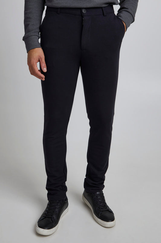 Dark Navy Trousers - Super Stretch Slim Fit