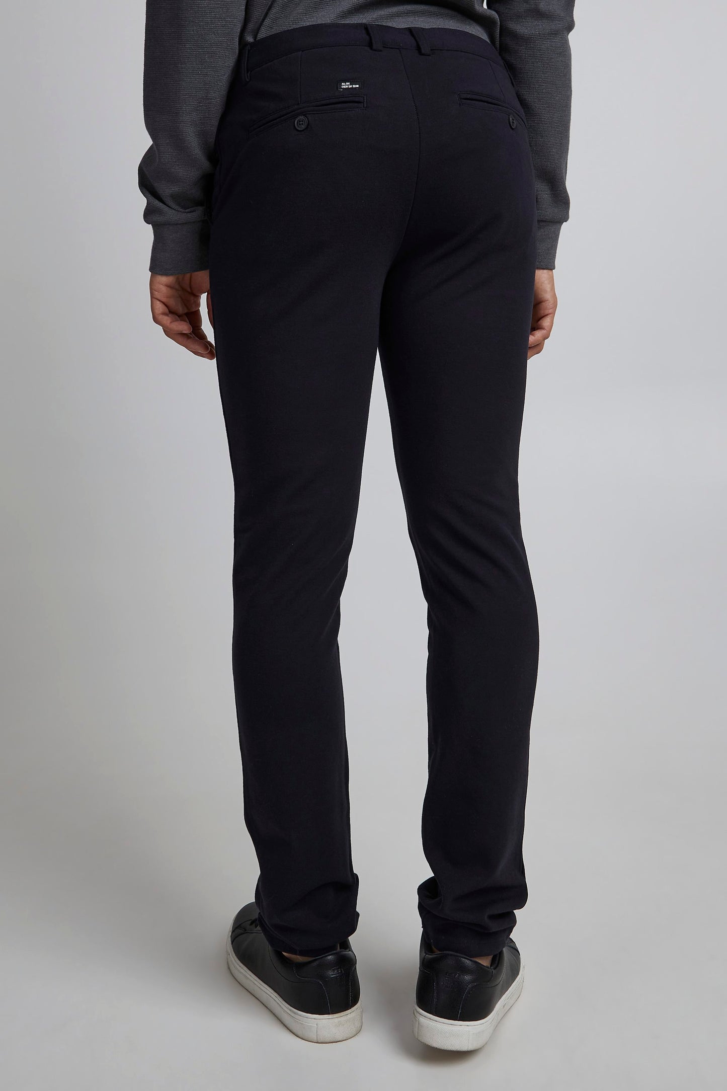Dark Navy Trousers - Super Stretch Slim Fit
