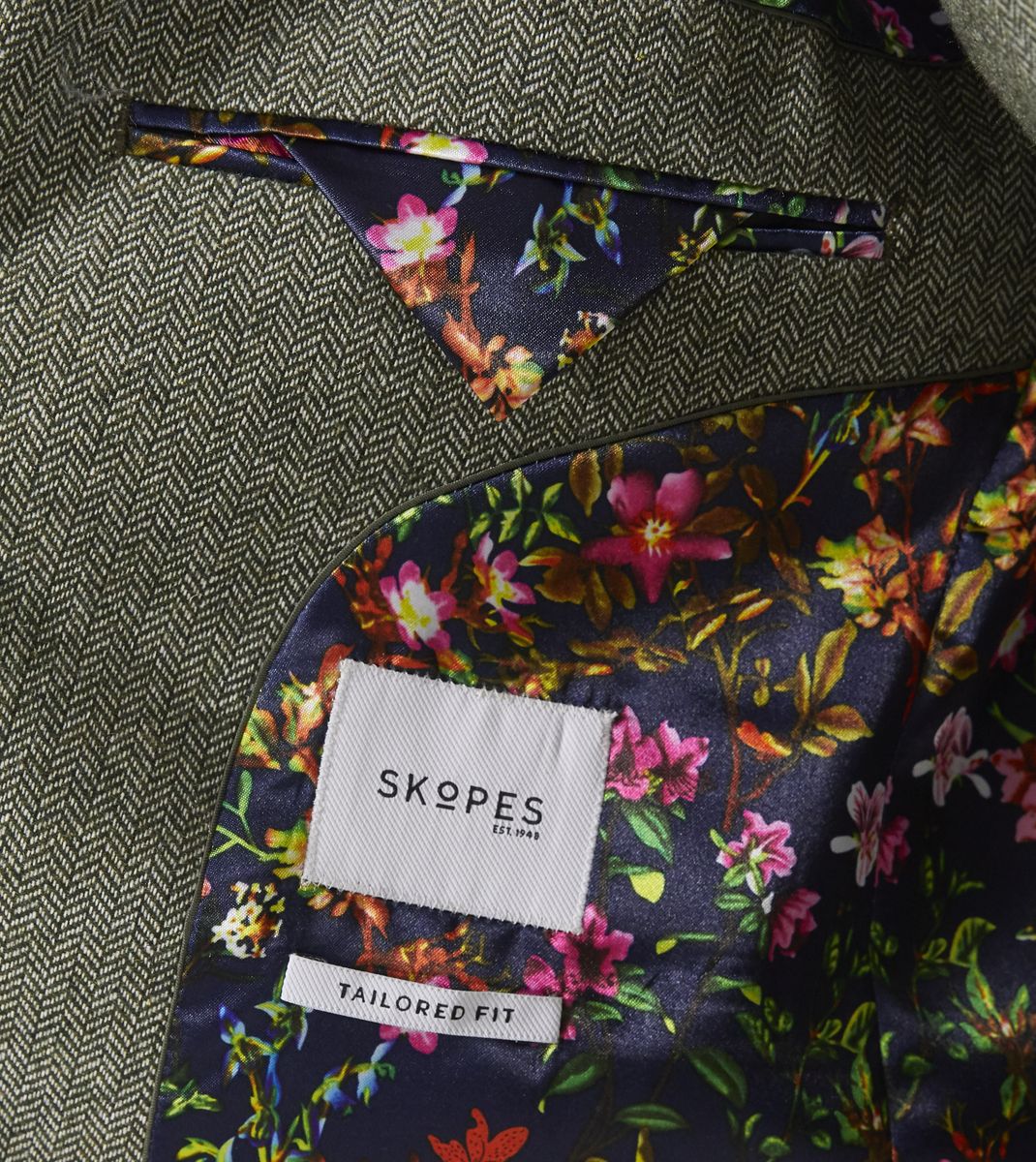 Jude Summer-Weight Tweed Suit - Sage Green