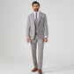 Jude Tweed Suit Jacket - Stone