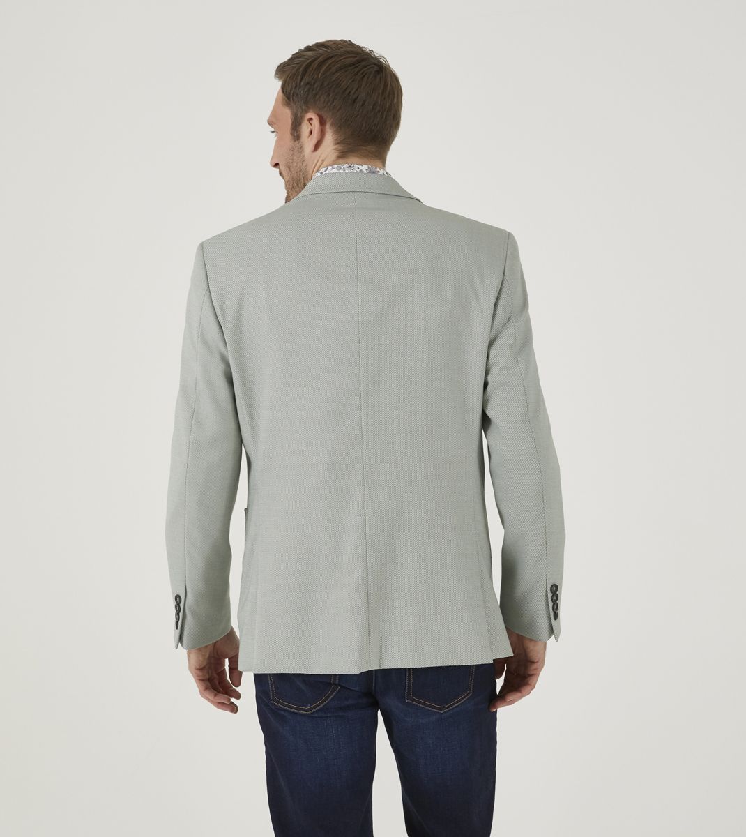 Harry Textured Jacket - Sage