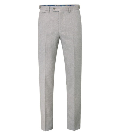 Jude Tweed Suit Trousers - Stone