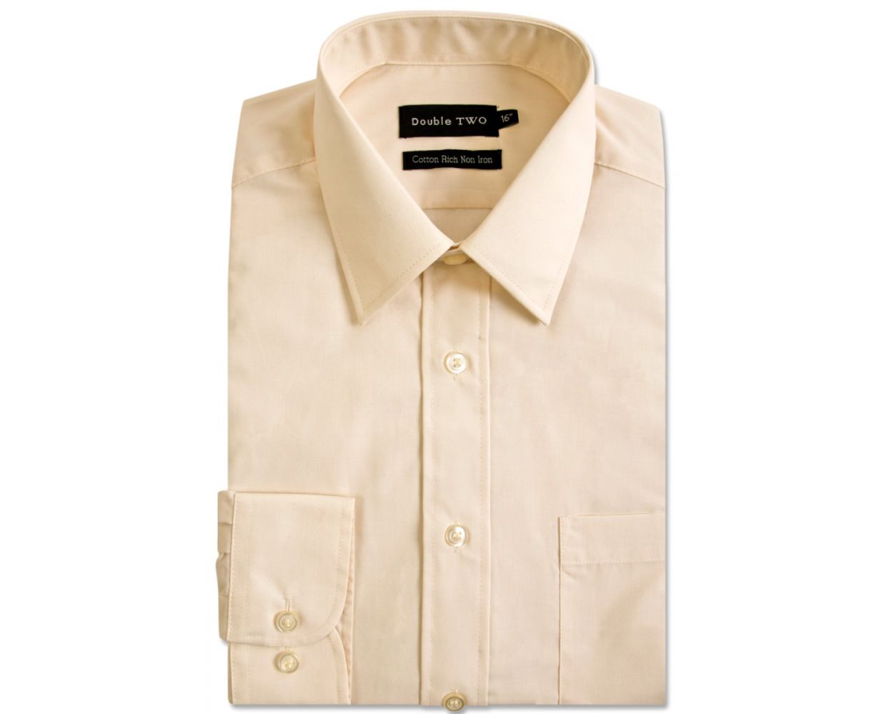 Classic Easy Care Long Sleeve Shirt - Cream