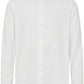 Pure-Cotton Long Sleeve Shirt - White