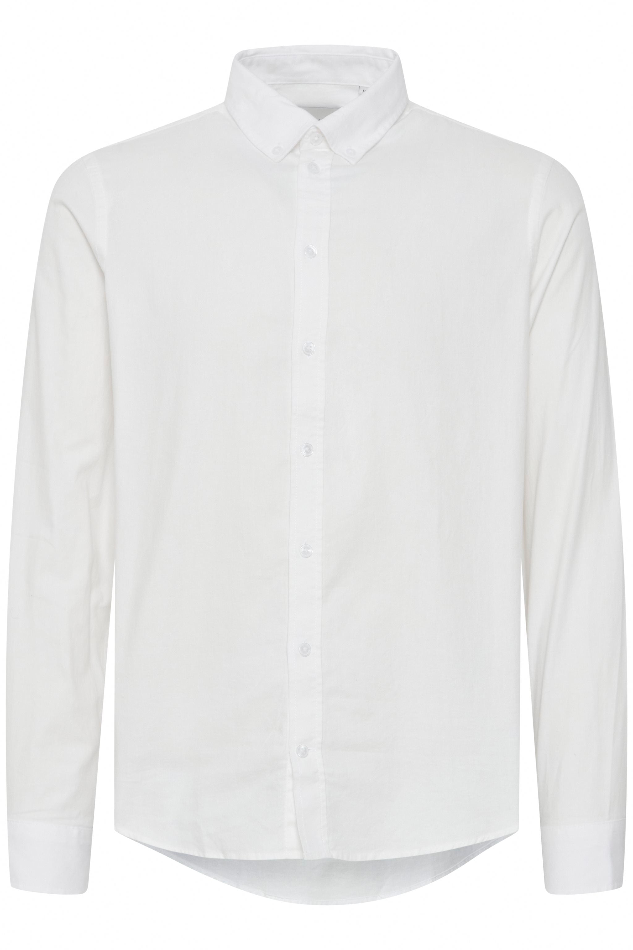 Pure-Cotton Long Sleeve Shirt - White