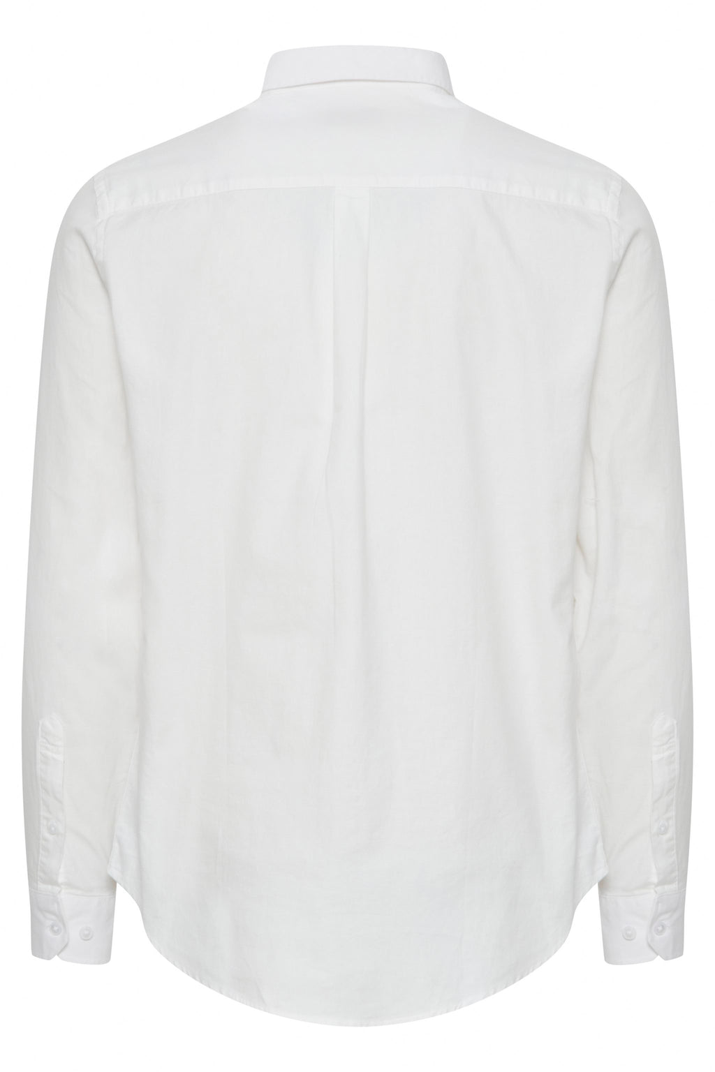 Pure-Cotton Long Sleeve Shirt - White