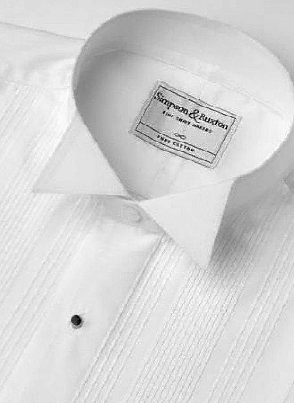 Pleated Dress Shirt - Simpson & Ruxton