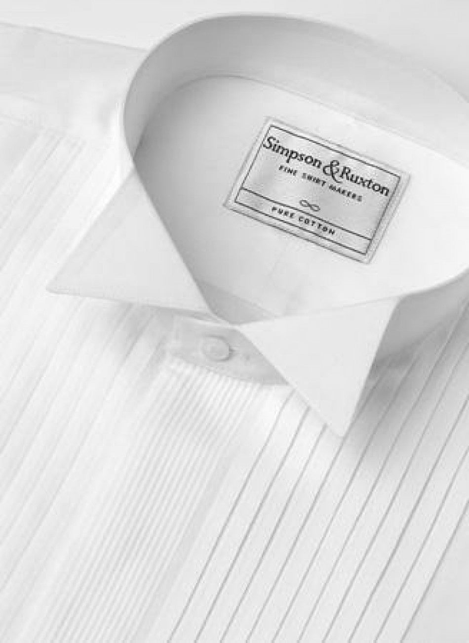 Pleated Dress Shirt - Simpson & Ruxton