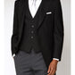 Scott Black Herringbone Masonic Tailcoat
