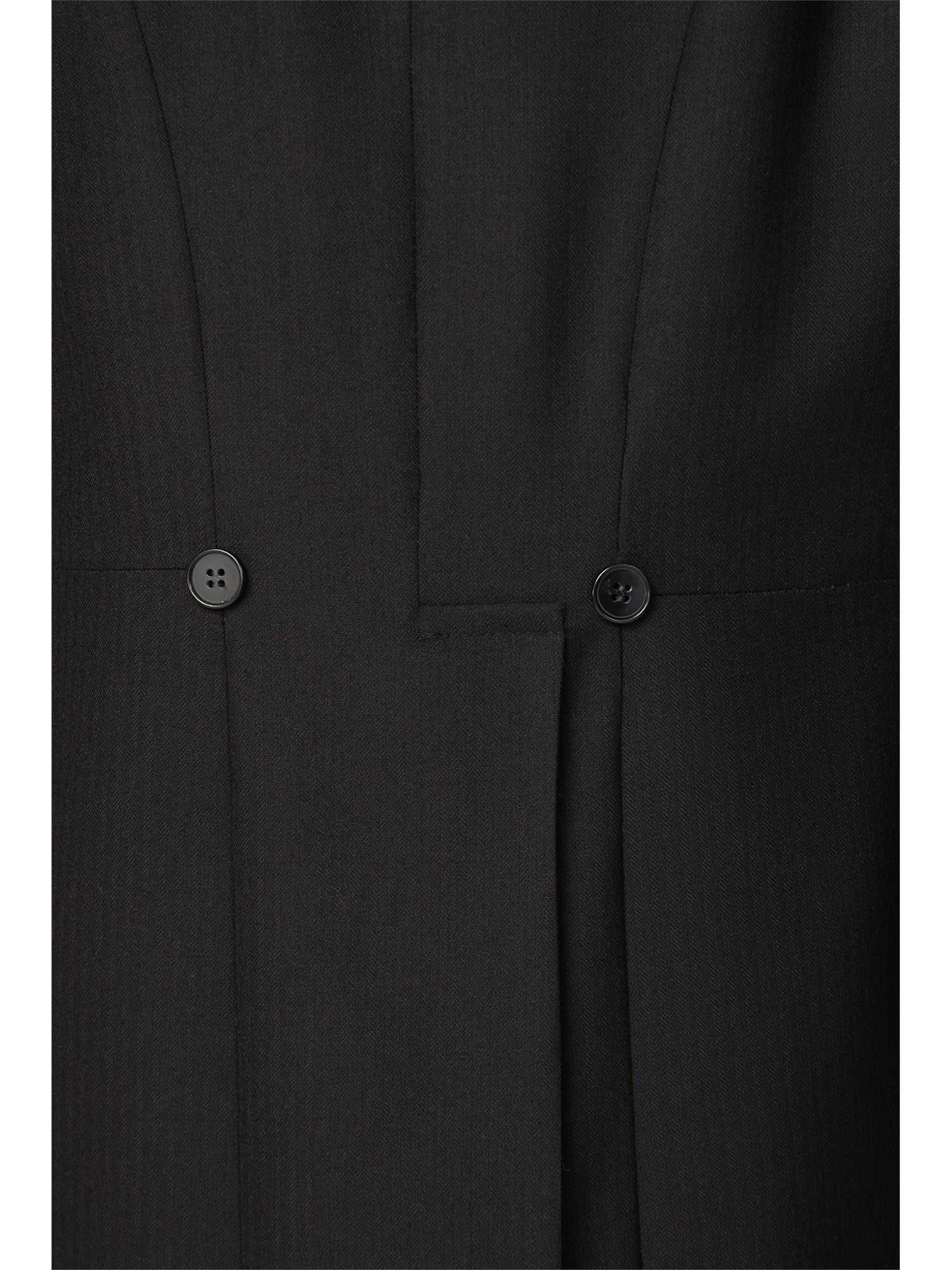 Scott Black Herringbone Masonic Tailcoat